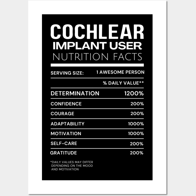 Cochlear Implant Awareness Wall Art by DDCreates